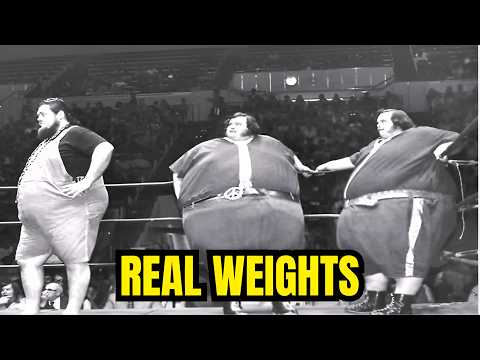 20 Heaviest Wrestlers of All Time (Real Weights)