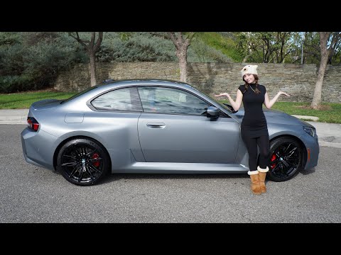 2026 BMW M2 Review Frozen Pure Grey / Exhaust Sound w/ Makena / 20" M Wheels / BMW Test Drive Review