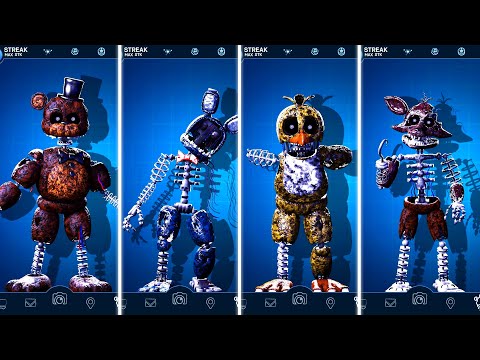 FNAF AR TJOC Animatronics Workshop Jumpscare & Workshop Animations