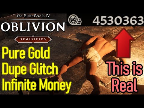 Oblivion Remastered Glitch: Gold Duplication Exploit, Millions PER SECOND, infinite gold glitch