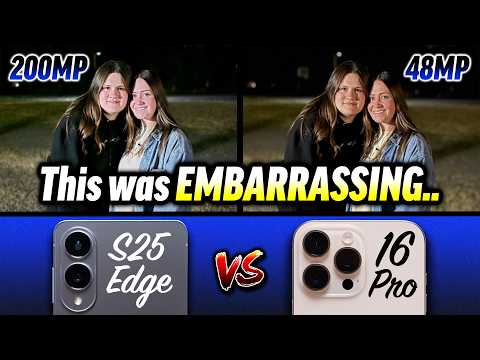 Is Apple FALLING Behind? S25 Edge vs 16 Pro Blind Camera Test