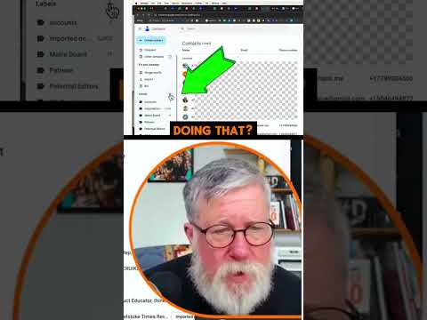 Create Groups for Gmail Contacts
