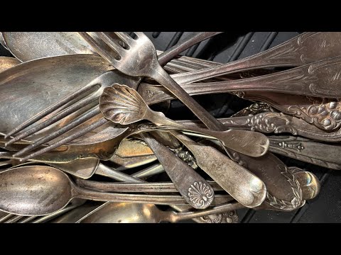 1850s Coin Silver! Unboxing an Online Auction Lot!