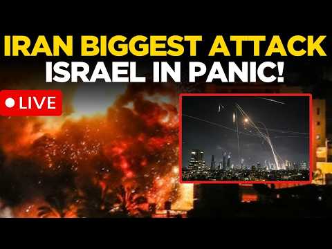 Iran-Israel War Live | 3-Hour Overnight Attack Leaves Israelis in Panic | Tel Aviv Burns! | Tehran