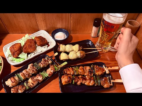 The Dinner of Japanese Salarymen at the Izakaya Torikizoku