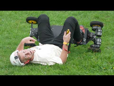 THIS CRAZY POWERFUL ELECTRIC MOUNTAIN BOARD IS A ROCKET SHIP ON WHEELS!