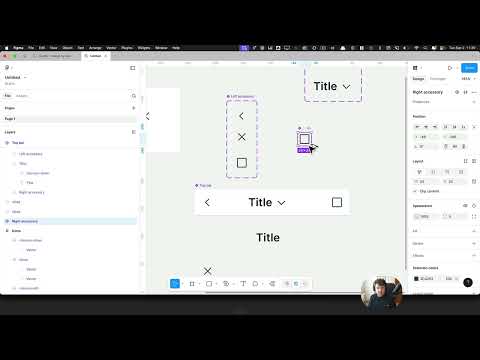 Figma tutorial: use nested instances to create complex component variants