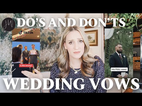 Going Viral for the WRONG Reasons | How to Write the PERFECT Vows
