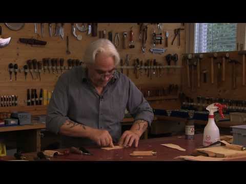 LEDER-LOUIS, Herstellung eines Messeretuis