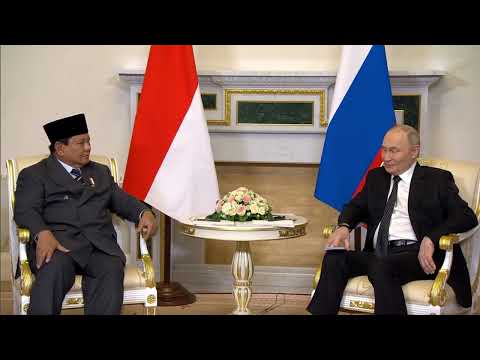President Prabowo's meeting with President Vladimir Putin at the Constantine Palace