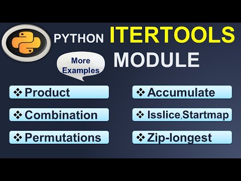 Python Itertools Module & Its Iteration Tutorial #38