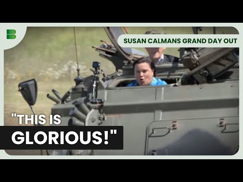 Susan Drives A Tank Across Norfolk | Susan Calmans Grand Day Out