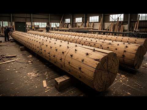 Using Old Logs, Old Carpenter's Inspiring 15 Day Journey to Create a Complete Tea Table Set