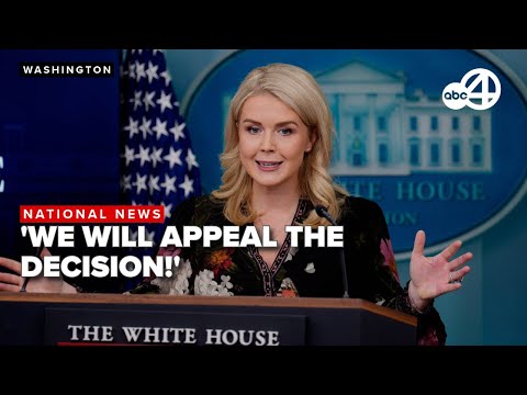 FULL: Karoline Leavitt defends DOJ after cases thrown out by federal judge