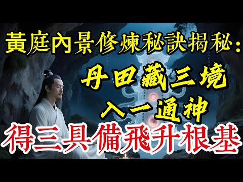 黃庭內景修煉秘訣揭秘:丹田藏三境,入一通神,得三具備飛升根基|打坐冥想|養生|道家|佛教 |佛學知識|修心修行|禪悟人生 |南無阿彌陀佛|談佛道安