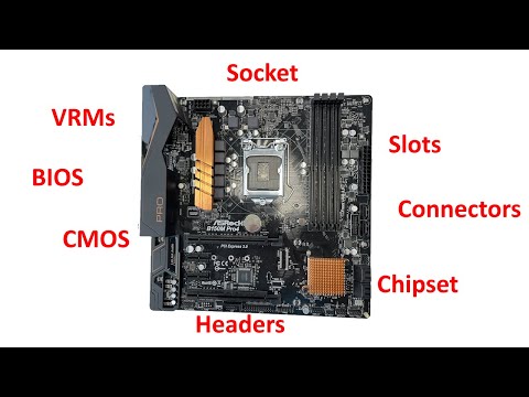 Motherboard explained. Basics of the motherboard.