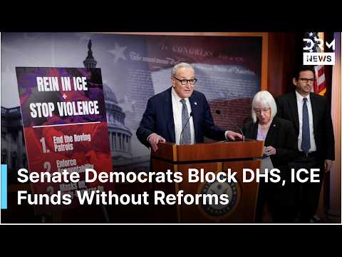 FULL PRESSER: Senate Democrats Revolt Over ICE Killings, Block DHS Funds Without Reforms | AC1G