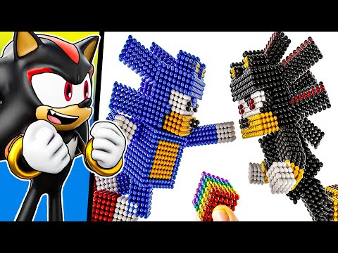 The MOST Satisfying Sonic and Shadow Magnet Art!!