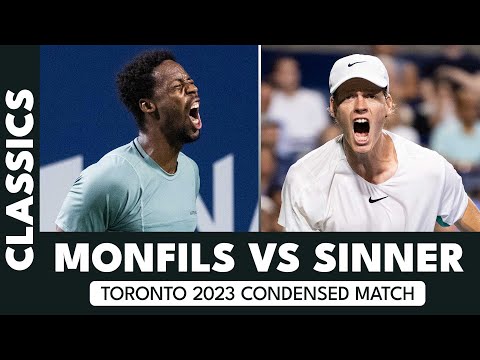 Gael Monfils vs Jannik Sinner ELECTRIC Encounter | Toronto 2023 Condensed Match