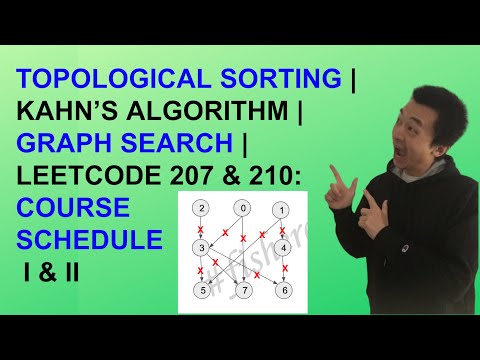 LeetCode 207 & 210: Course Schedule I & II | Topological Sort | Kahn's algorithm - Interview Ep 78