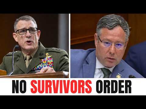 Hegseth's 'No Survivors' Order EXPOSED — General CAN'T Call It Lawful in Hearing
