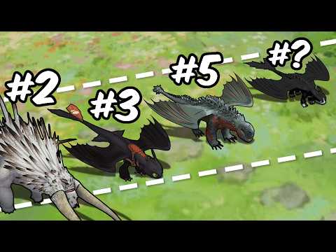 The 10 Strongest Alpha Class Dragon in How To Train Your Dragon