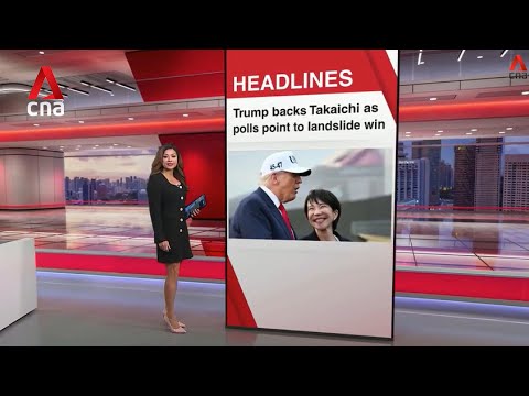 US President Donald Trump endorses Japanese leader Sanae Takaichi | East Asia Tonight (Feb 6)