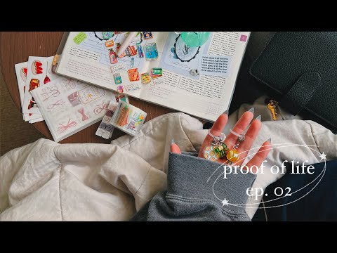 proof of life | ep. 02 ✸ a week in my notebooks, stationery unboxing