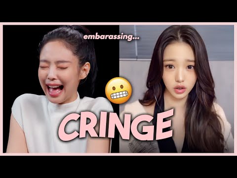 EMBARRASSING CRINGE MOMENTS IN K-POP (that make me want to hide)