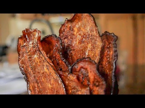 How to make Eggplant Jerky (Vegan)