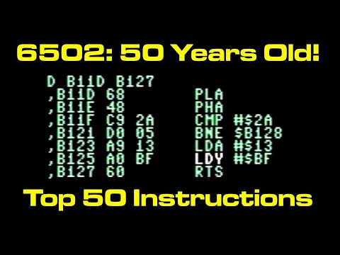 We Ranked Every 6502 Instruction - From the Commodore 64 ROM