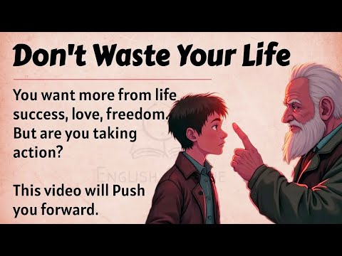 Don't Waste Your Life || Learn English Through Motivation 🔥 || Graded Reader || Listening Practice