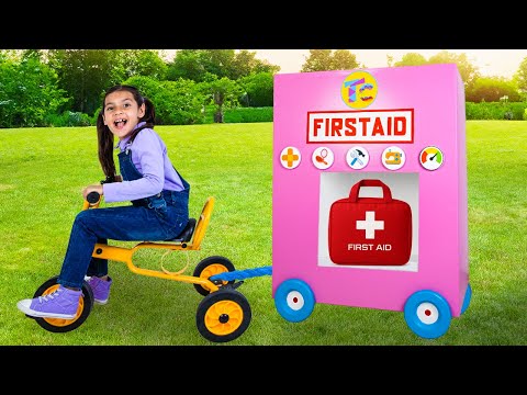 Ellie & Wendy's Super Cart Adventure – Helping Friends & Fixing Trouble!