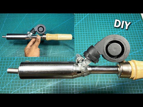 How to Make Hot Air Gun from Soldering Iron (Simple DIY)
