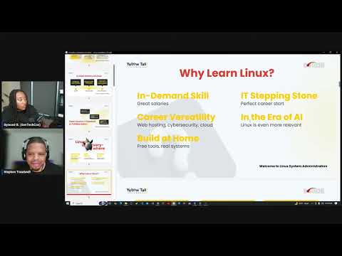 Linux 101: 4 Hour Course with Yellow Tail Tech & Symone B. (Full Linux Course Red Hat & Ansible)
