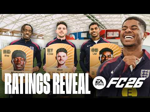 “How Am I Slower?!” 😳 | Rice, Rashford & Madueke Reveal Their EA FC 26 Ratings