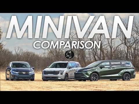 Minivan Shootout | Toyota Sienna vs Honda Odyssey vs Kia Carnival