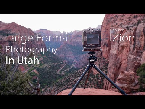 Large Format Photography in Zion National Park