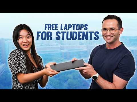 College Students Were NOT Expecting This… FREE LAPTOPS!