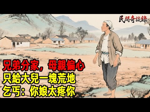 兄弟分家，母親偏心，只給大兒一塊荒地，乞丐：你娘太疼你！【民間奇談錄】#民間故事 #台灣傳說 #懸疑故事 #銀髮頻道 #懷舊故事 #助眠故事