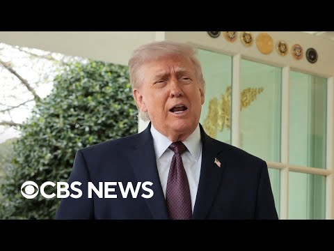 Trump takes questions at White House as U.S. blockade of Iranian ports is in effect | full video