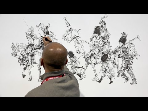 Drawing show in Thought Bubble Festival, UK, 2016