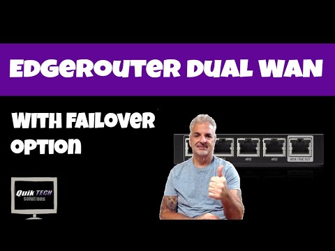 How To Setup EdgeRouter With Dual Wan Plus Failover