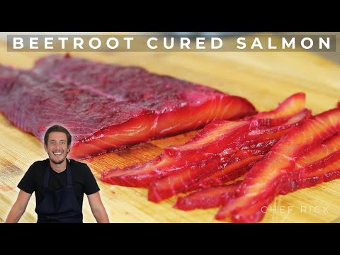 How to Make Beetroot Cured Salmon