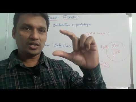 FUNCTIONS IN C | How to Implement Function in C | C Programming | By Sudhakar Bogam | in Telugu