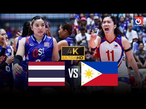 Full 4K | THAILAND vs. PHILIPPINES | Pornpun vs. De Guzman so tài mãn nhãn