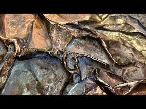 Drappeggio multicolore  metallizzato @SabryArt