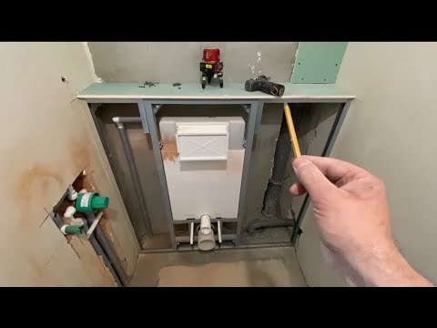 How to sheathe an installation and a niche with a pipe. Drywall installation, two layers.