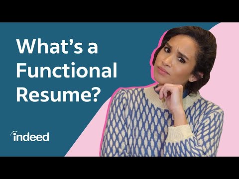 How To Create A Functional Resume & Showcase Your Skills | Indeed Career Tips