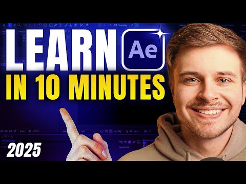 Learn After Effects in 10 minutes - Beginner Tutorial